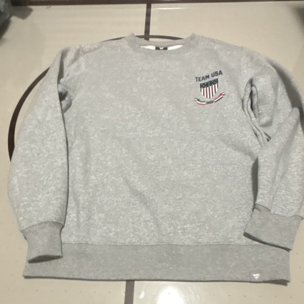 Fanatics Team USA 2026 Olympics Gray Sweatshirt Size M Officially Licensed